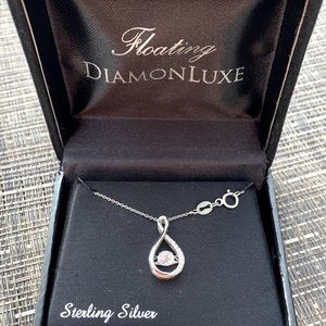Sterling Silver DiamonLuxe Pendant